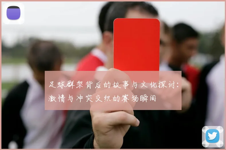足球群架背后的故事与文化探讨：激情与冲突交织的赛场瞬间